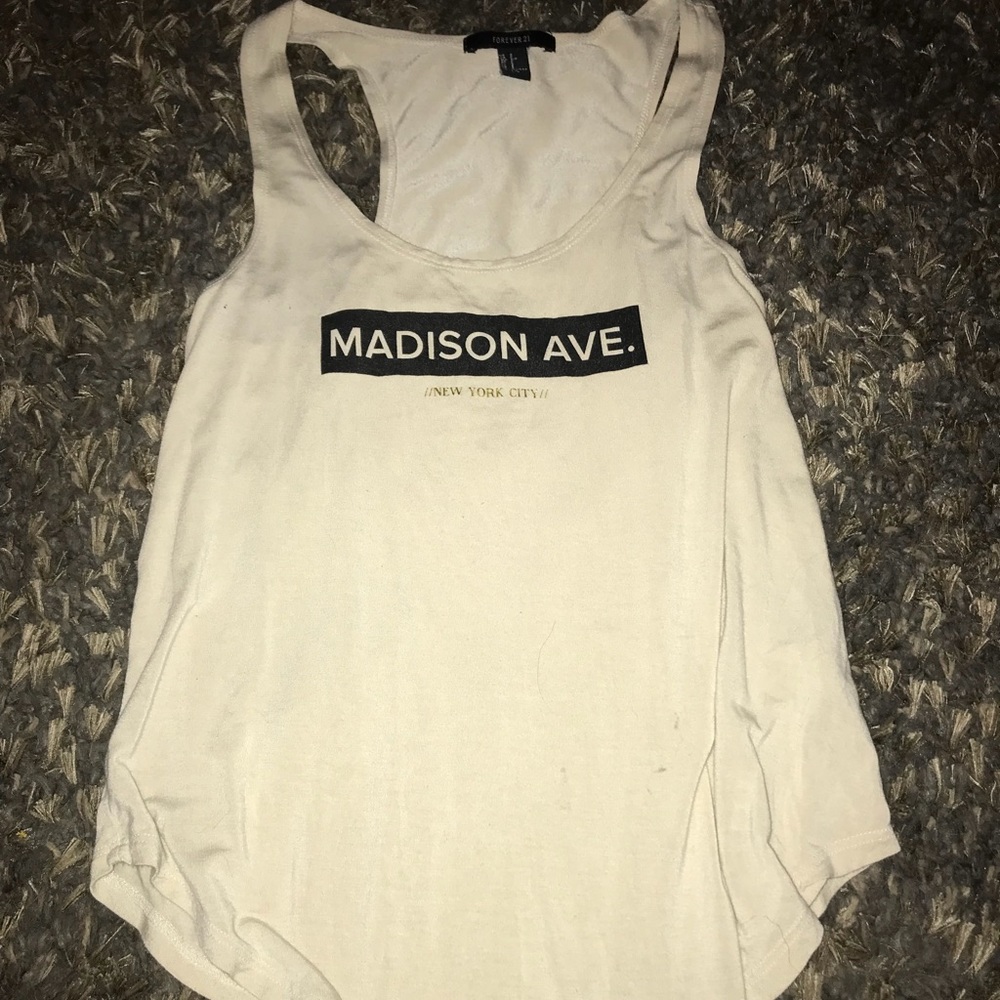 Madison ave tank top